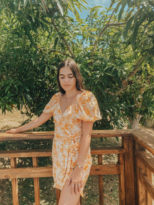 Yellow Floral Romper